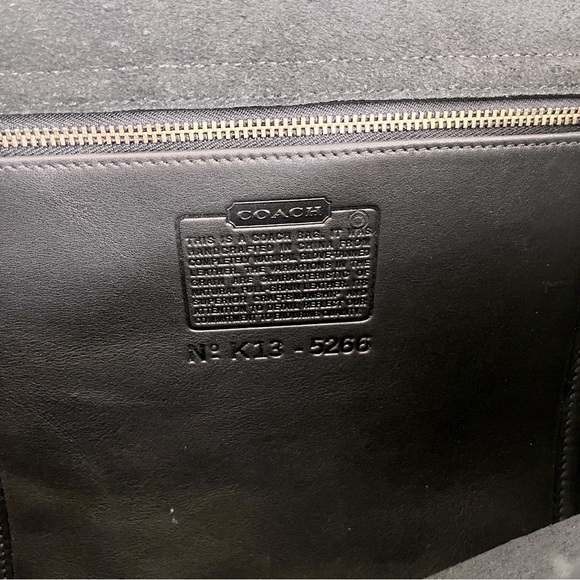 Vintage Coach 5266 ‘Beekman’ Black Leather Briefcase - Picture 14 of 14